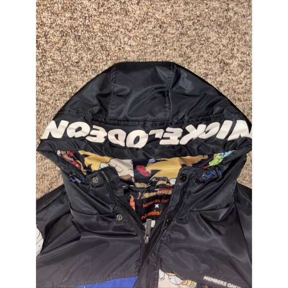 Men’s Members Only X Nickelodeon Puffer Jacket Size M - Picture 6 of 7